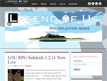 Tablet Screenshot of legendofus.net